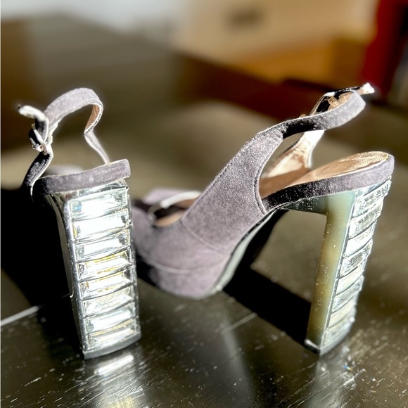 Platform Mirror “Disco” Heels, size 6 - Picture 2 of 7